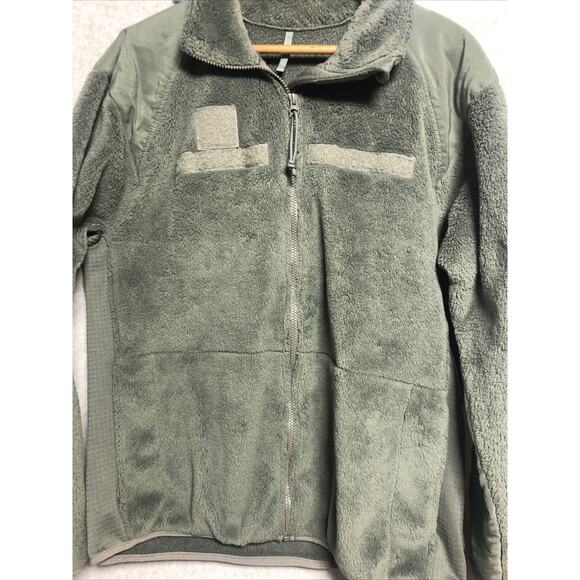 GEN III ECWCS Fleece Jacket Mens Large Regular Green US Army Issue Cold Weather - Picture 5 of 8